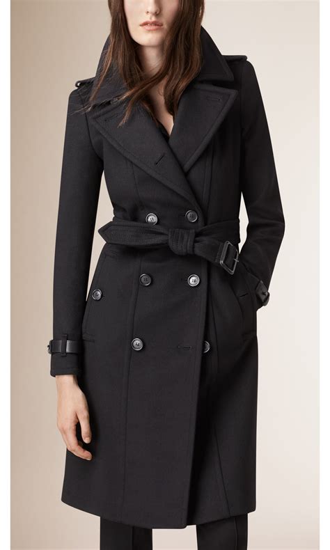 burberry wool trench coat womens|burberry women's trench coat.